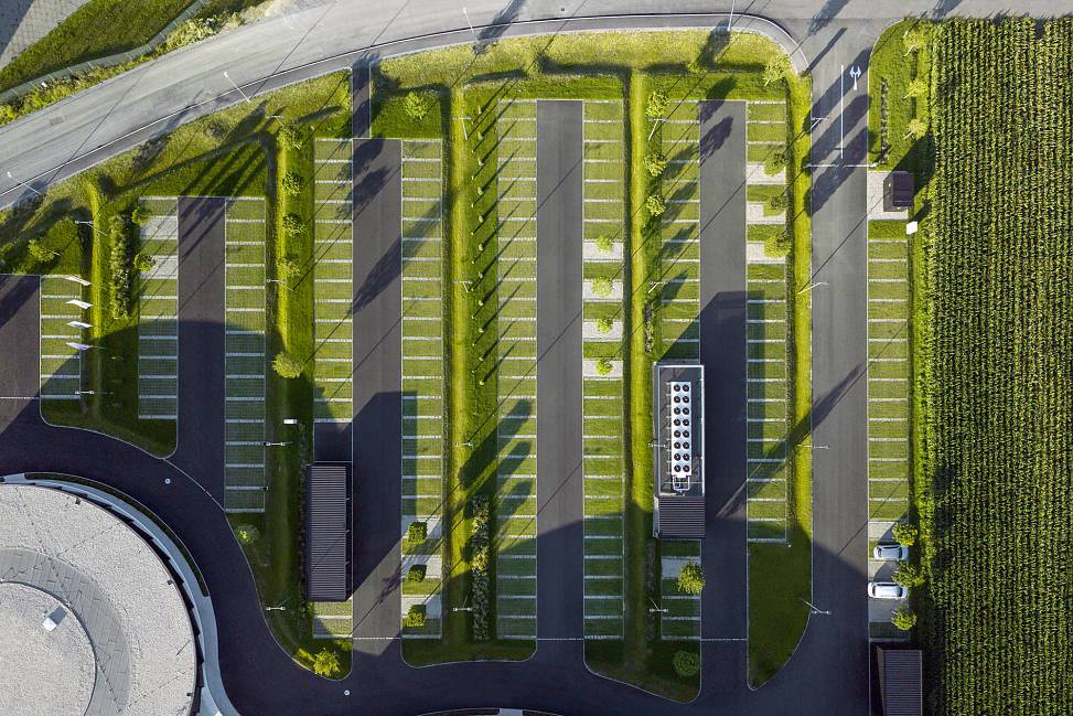 staff parking | drone photo © Chris Zenz