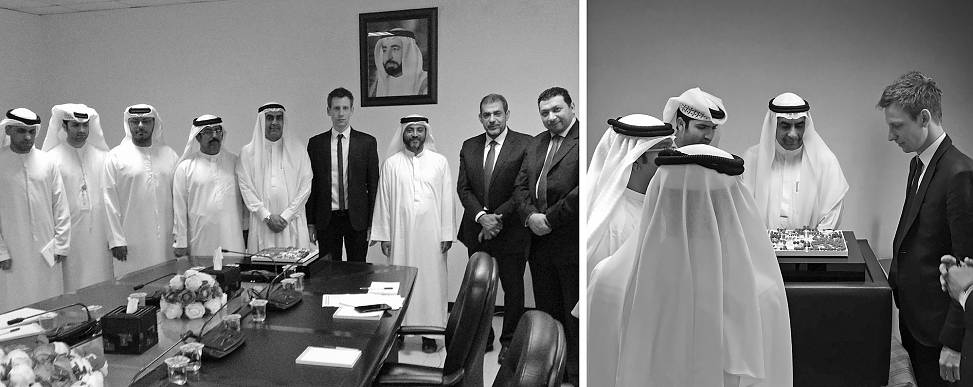 presentation at the municipality of Kalba (UAE)