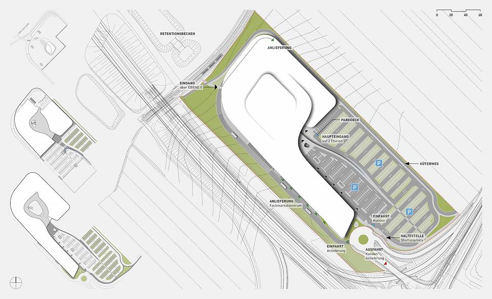 levels 0-2 and site plan